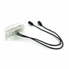 Truck-Lite LED, 3 Diode, License Light, Rectangular, Bracket Mount, Hardwired, Female PL-10, 12V 15205-3